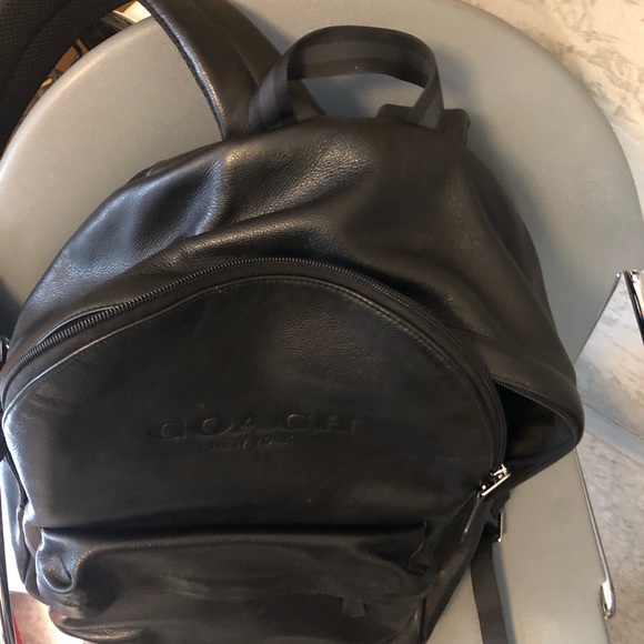 authentic Coach Charles leather backpack - Picture 2 of 3